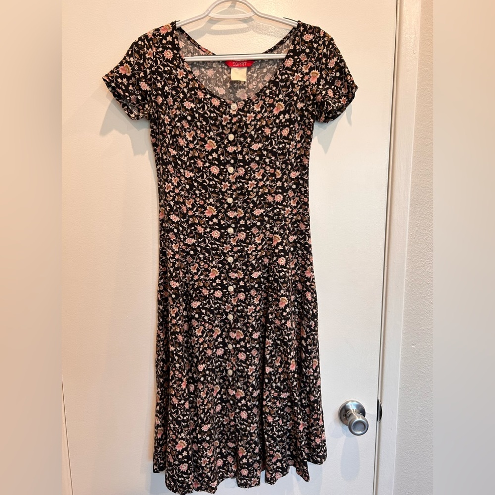 Vintage Esprit floral dress. Size small.